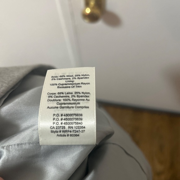 Aritzia Light Gray Wool Midi skirt - Picture 6 of 6